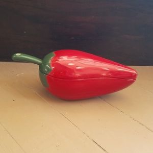 Salsa Serving Dish and Spoon